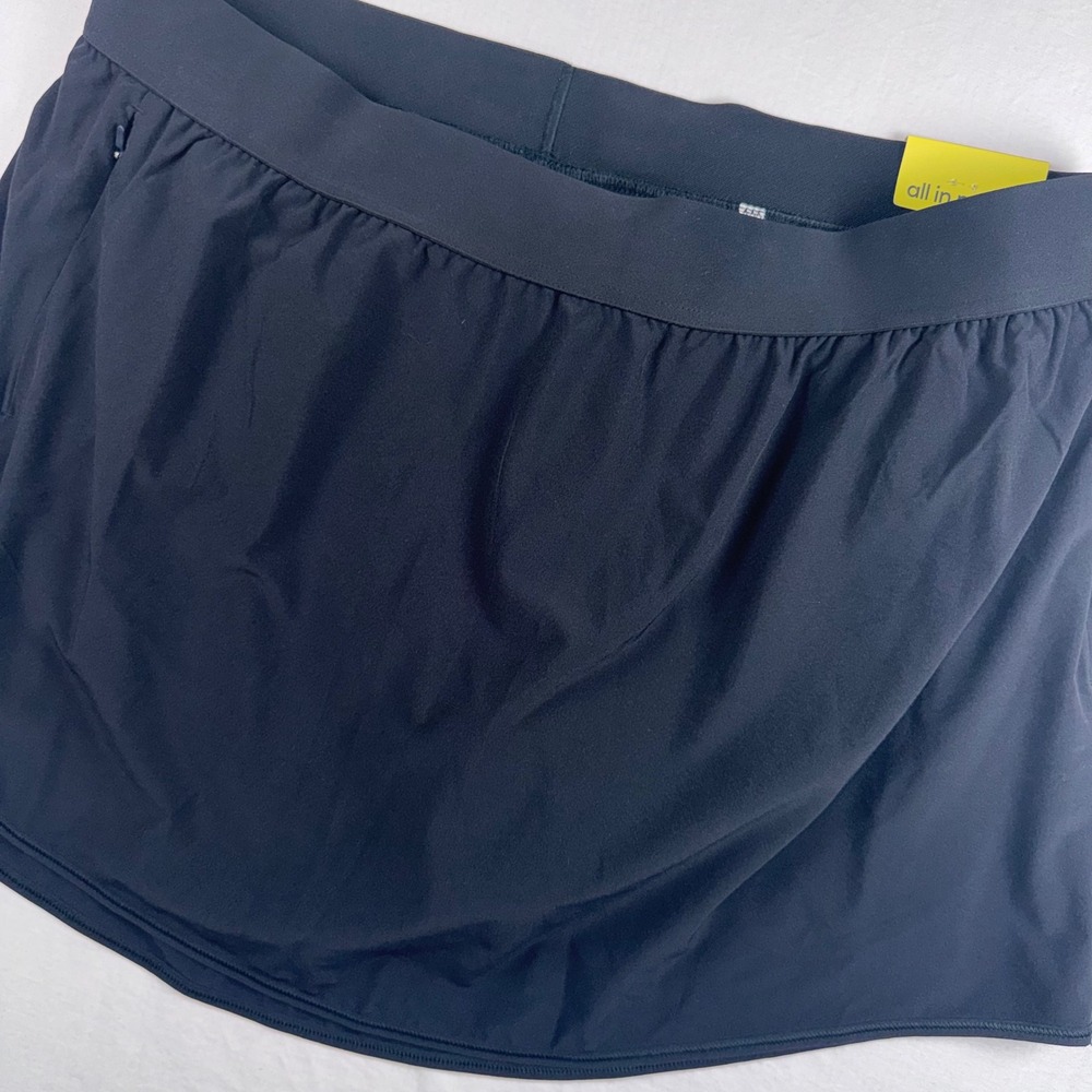 All in Motion Skort Womens XXL Black Active Light Woven Athleisure Gorpcore